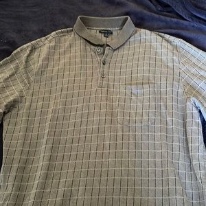 Men's 3XL Van Heusen Grey Polo Shirt